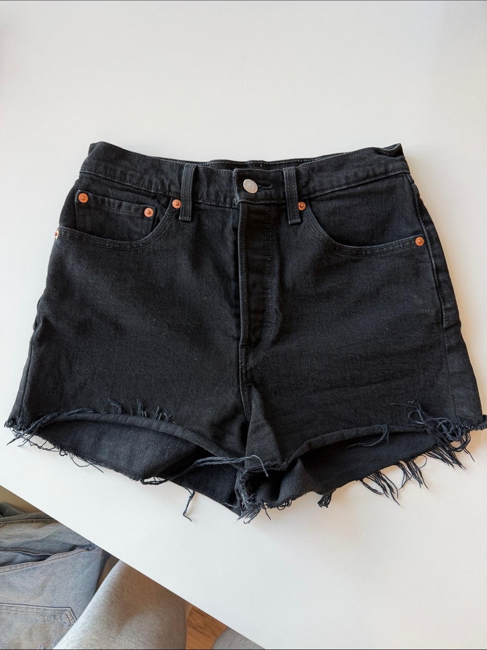 Leviβs ribbcage Jean shorts